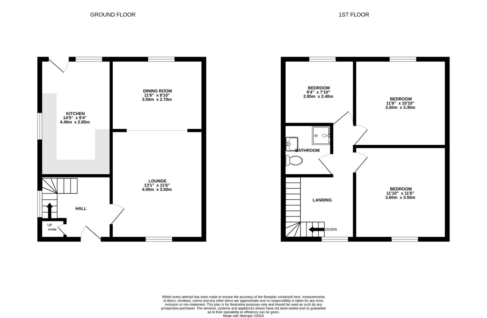 Floorplans For Willow Crescent, Leigh, WN7 5RN