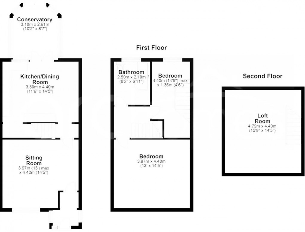 Floorplan for Smiths Lane, Hindley Green, Wigan, WN2 4XR