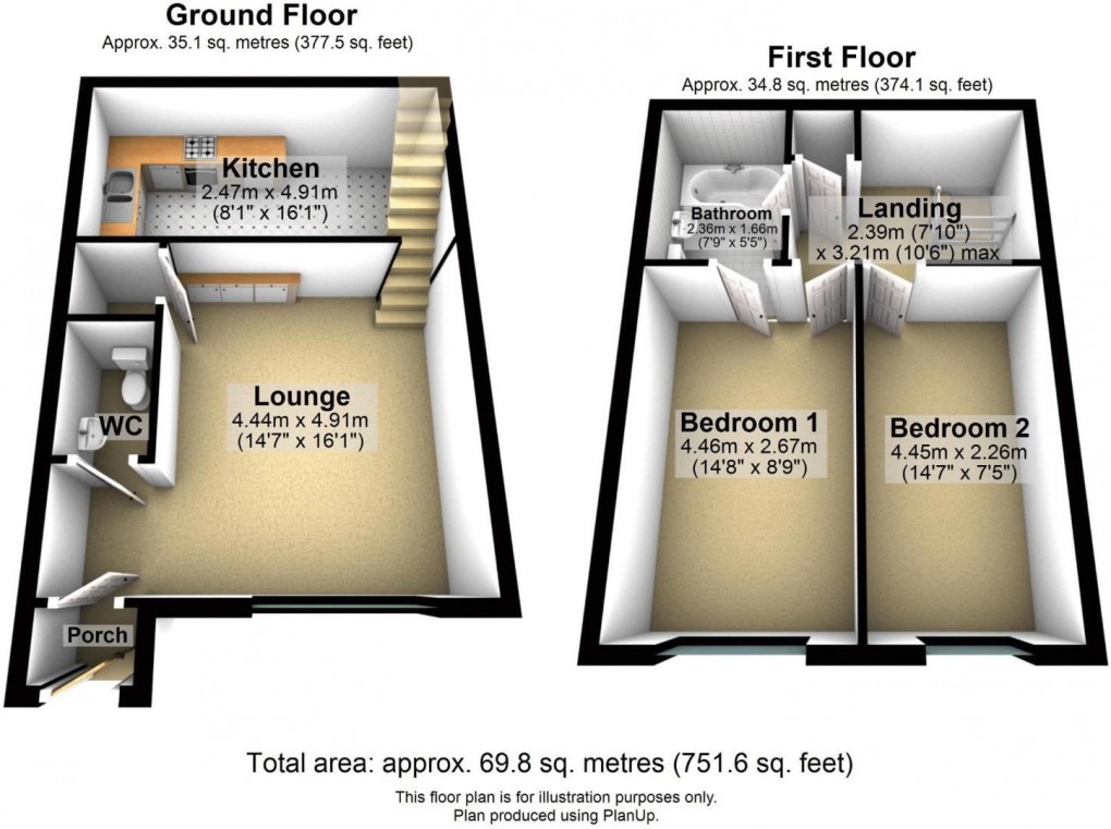 Floorplan for Stirrup Field, Golborne, Warrington, WA3 3AL