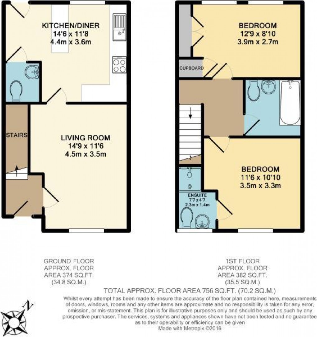 Floorplan for Poolstock, Wigan, WN3 5DU