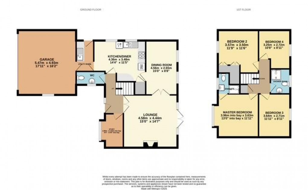 Floorplan for Berwyn Close, Horwich, Bolton, BL6 7BW