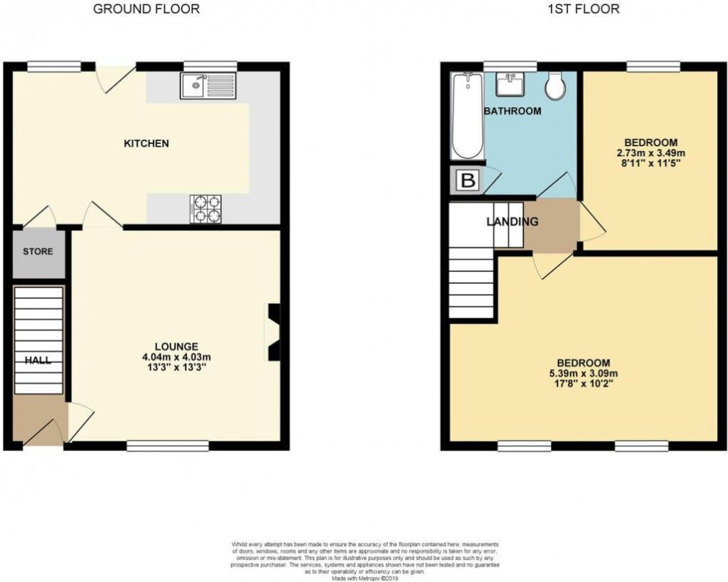 Floorplan for Stirling Street, Swinley, Wigan, WN1 2HJ