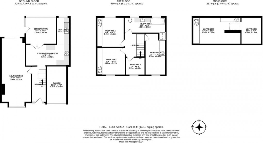 Floorplan for West Mount, Whelley, Wigan, WN1 3PA