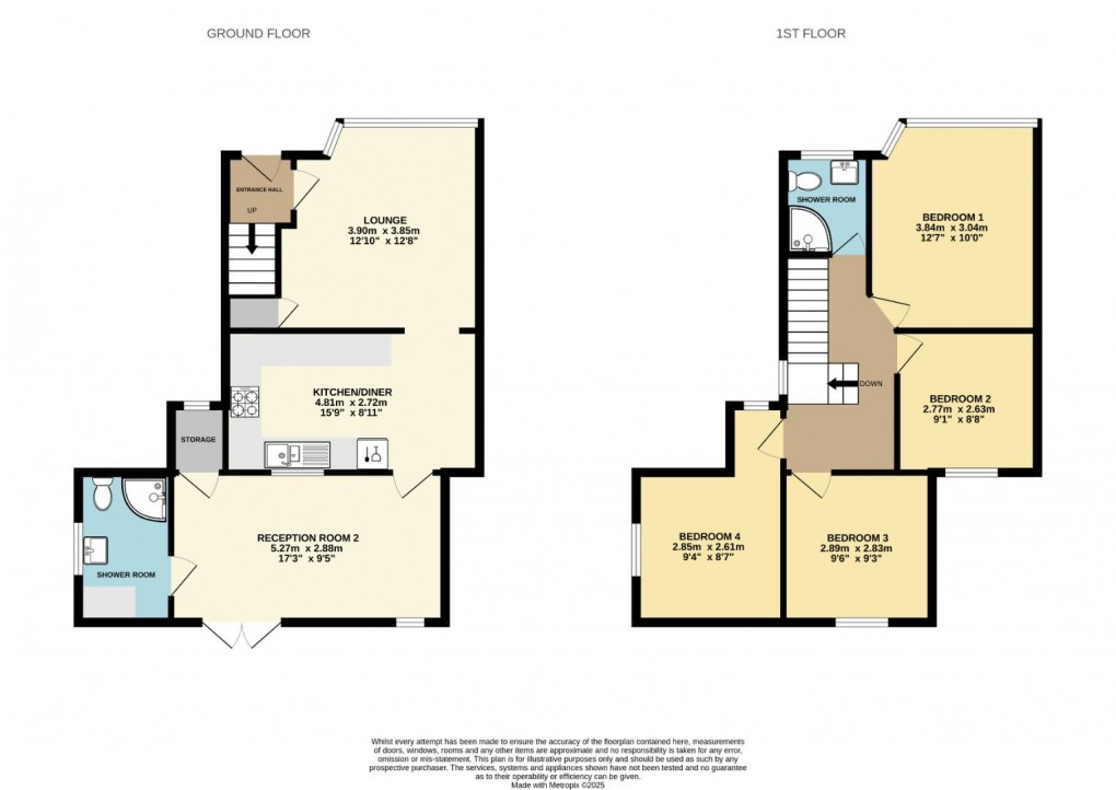 Floorplan for Waltham Avenue, Springfield, Wigan, WN6 7RU