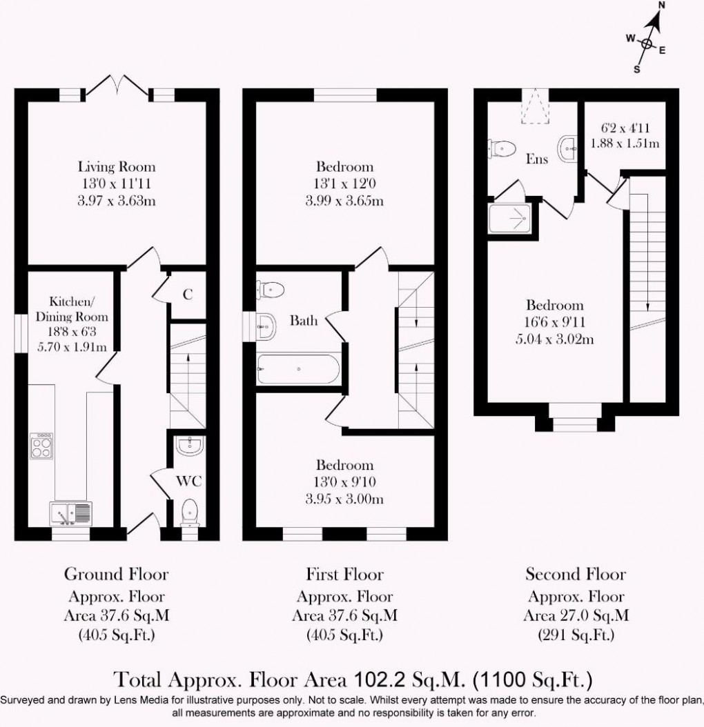 Floorplan for Hedgerow Gardens, Standish, Wigan, WN6 0UX