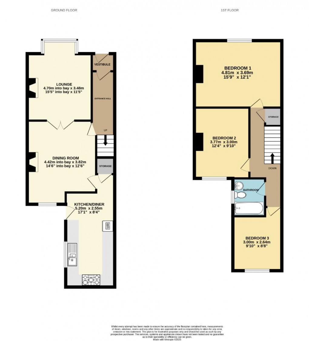 Floorplan for Hodges Street, Springfield, Wigan, WN6 7JD