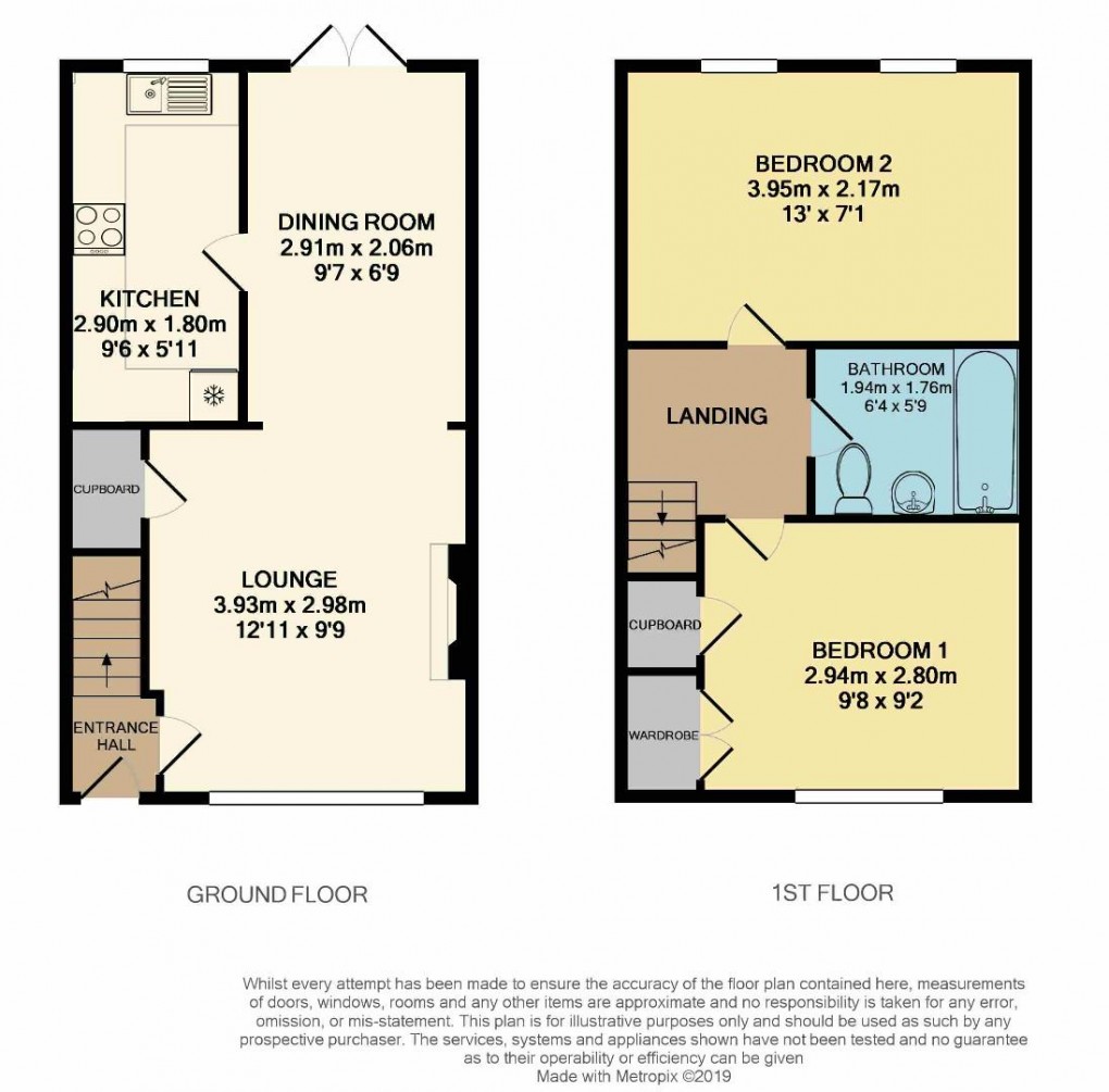Floorplan for Adams Drive, Worsley Mesnes, Wigan, WN3 5UH