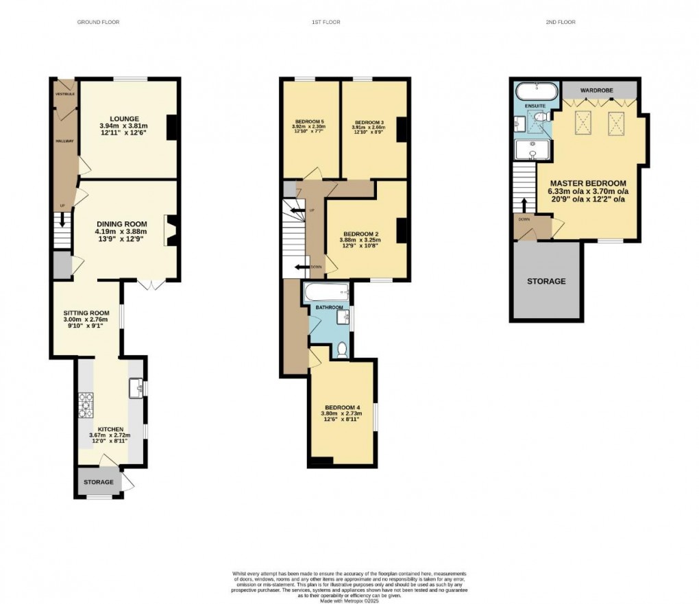 Floorplan for Kenyon Road, Swinley, Wigan, WN1 2DU
