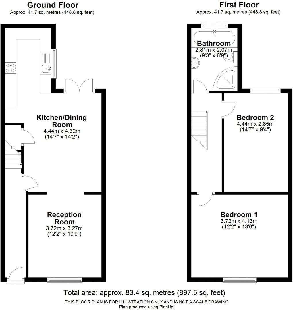 Floorplan for Grove Lane, Standish, Wigan, WN6 0ES