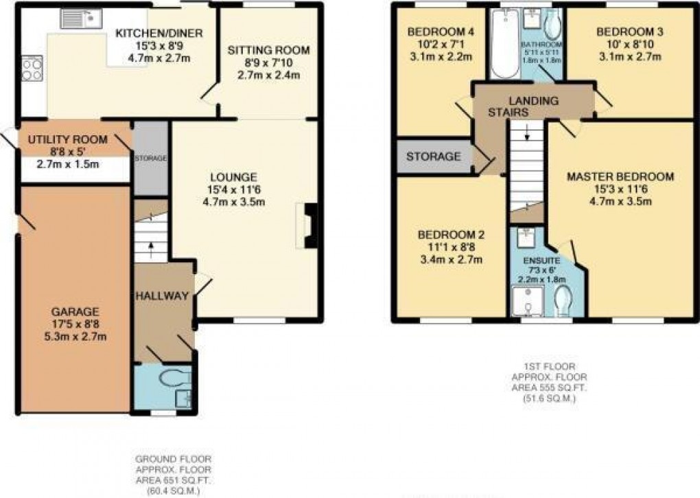 Floorplan for Copesthorne Close, Aspull, Wigan, WN2 1ZF
