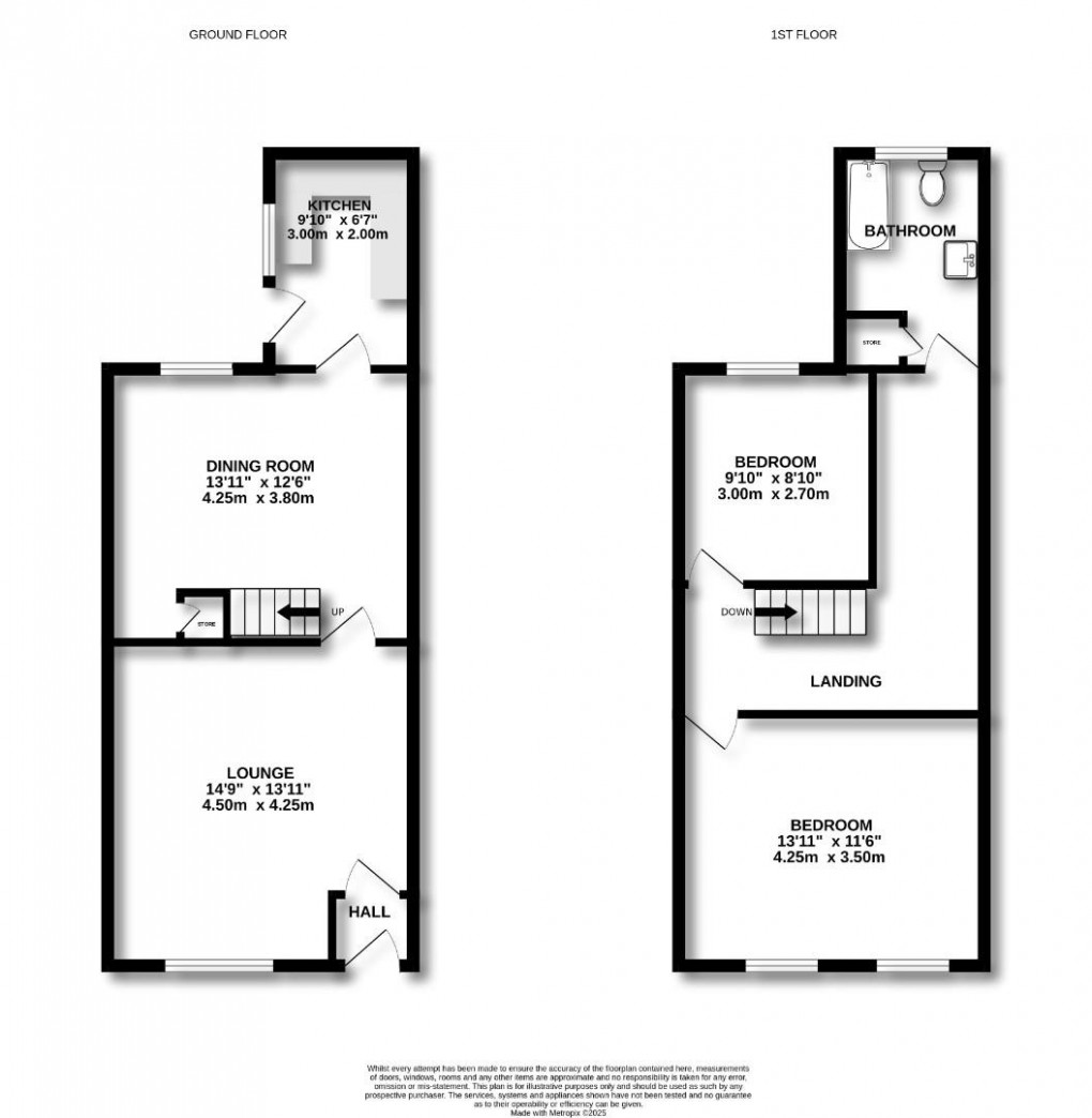 Floorplan for Foster Street, Springfield, Wigan, WN6 7LP