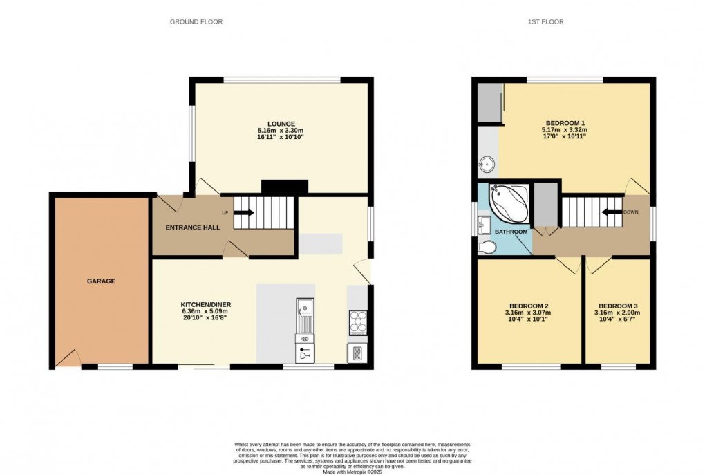 Floorplan for Elnup Avenue, Shevington, Wigan,WN6 8AT