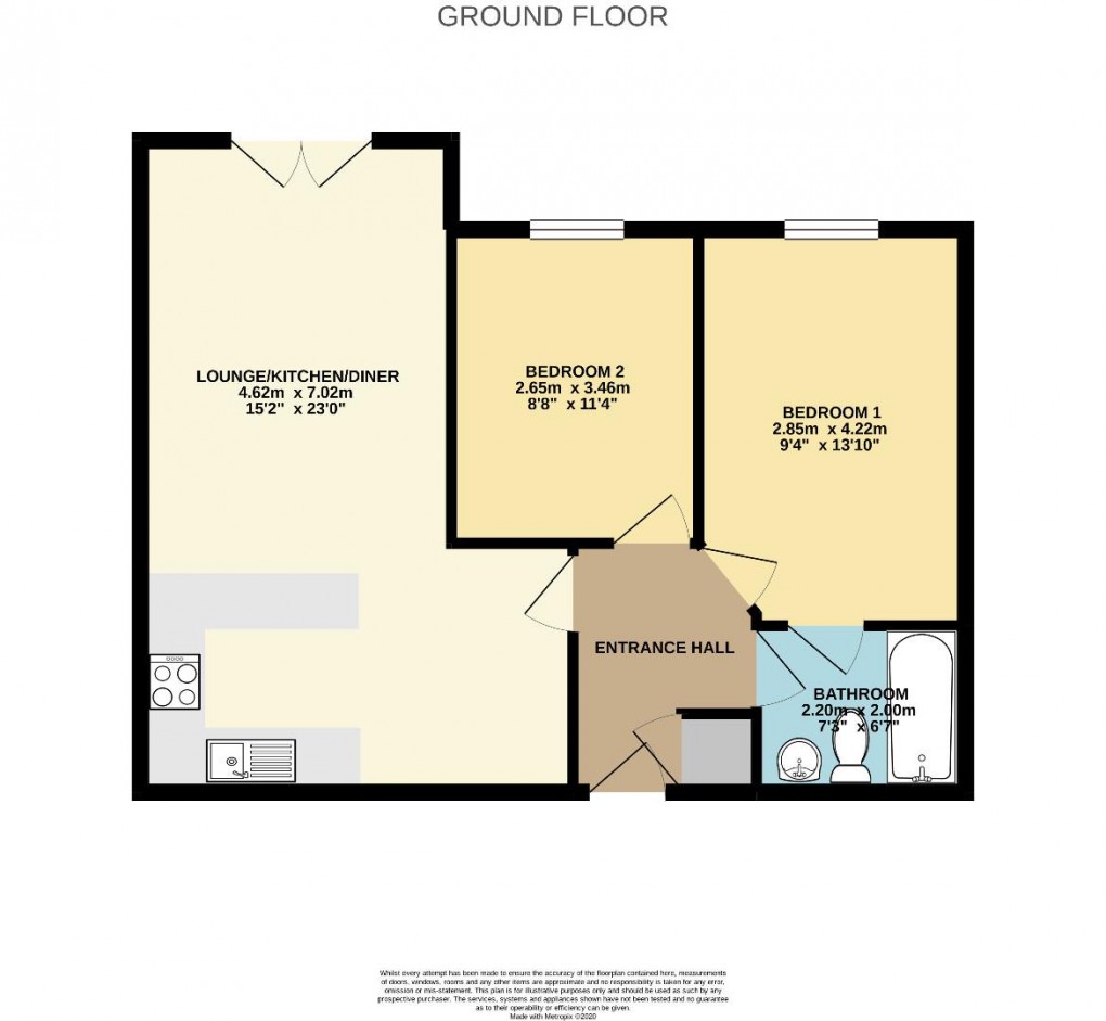 Floorplan for Millside, Heritage Way, Wigan, WN3 4BE