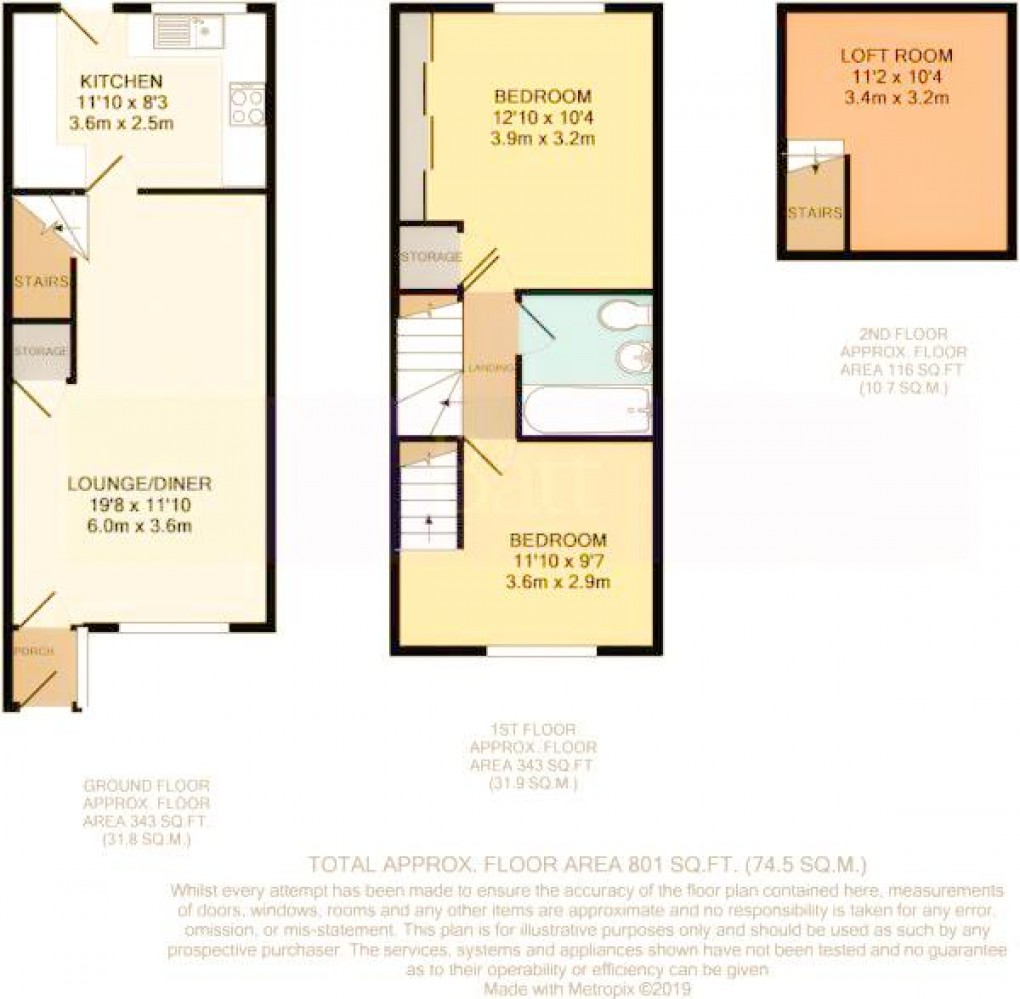 Floorplan for Silverdale Road, Orrell, Wigan, WN5 0DW