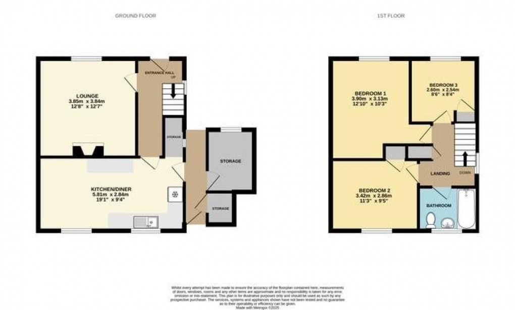 Floorplan for The Green, Norley Hall, Wigan, WN5 9UB