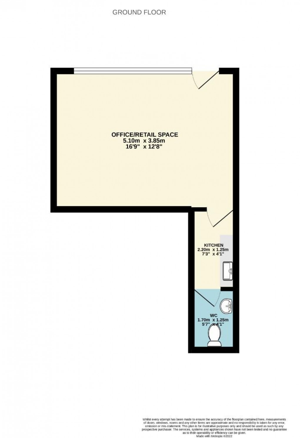 Floorplan for Darlington Street, Wigan, WN1 1DL