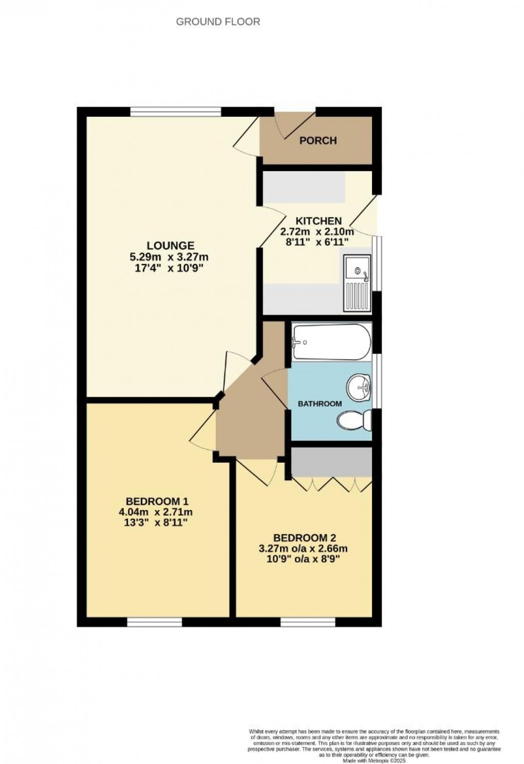 Floorplan for Durham Street, Whelley, Wigan, WN1 3YQ
