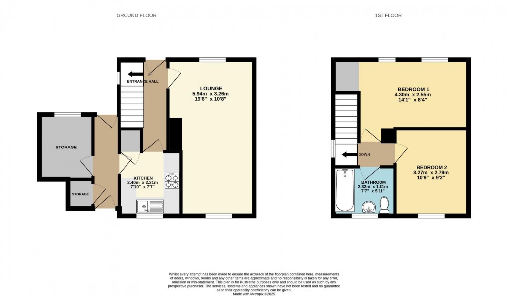 Floorplan for Ruskin Avenue, Worsley Mesnes, Wigan, WN3 5LS