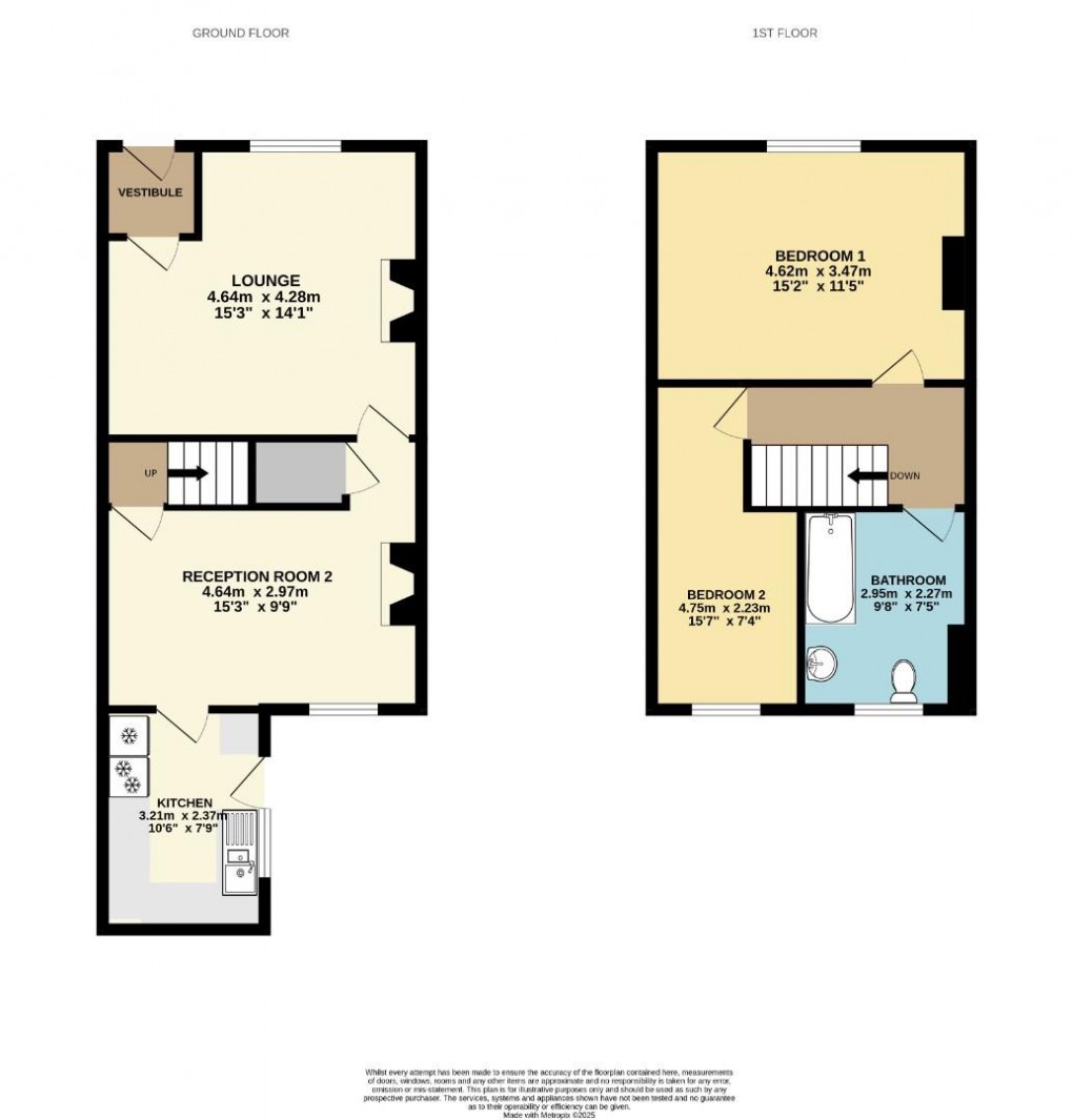 Floorplan for Pearl Street, Springfield, Wigan, WN6 7HL