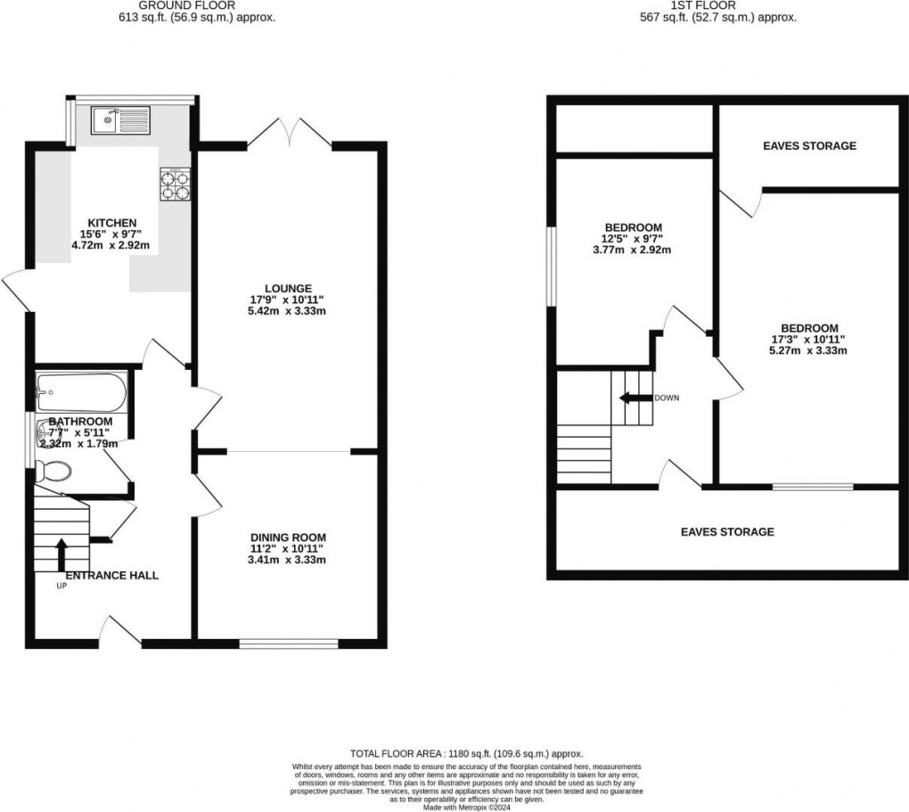 Floorplan for Martland Crescent, Beech Hill, Wigan, WN6 8QD