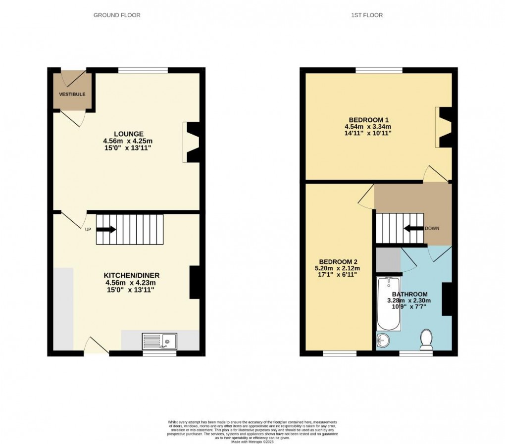 Floorplan for First Avenue, Hindley, Wigan, WN2 3EB
