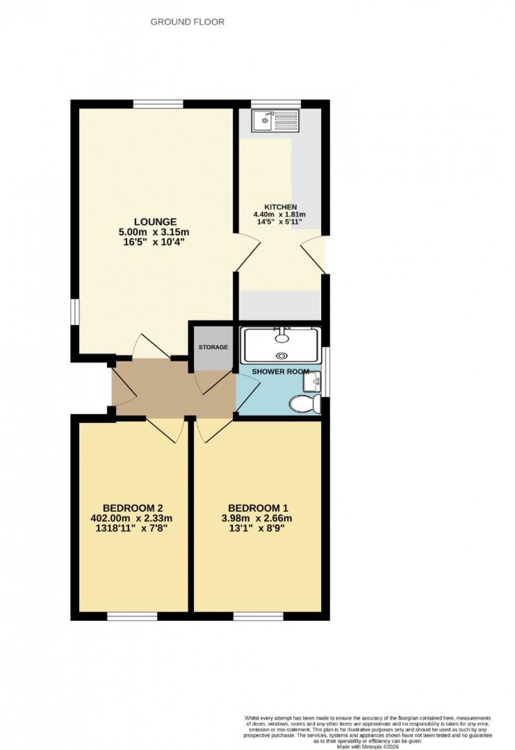 Floorplan for Branthwaite, Higher Ince, Wigan, WN2 2EF