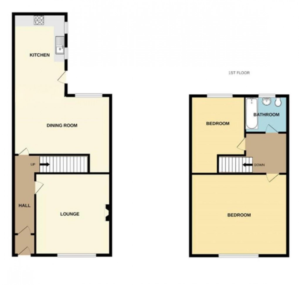 Floorplan for Walkden Avenue, Swinley, Wigan, WN1 2JJ
