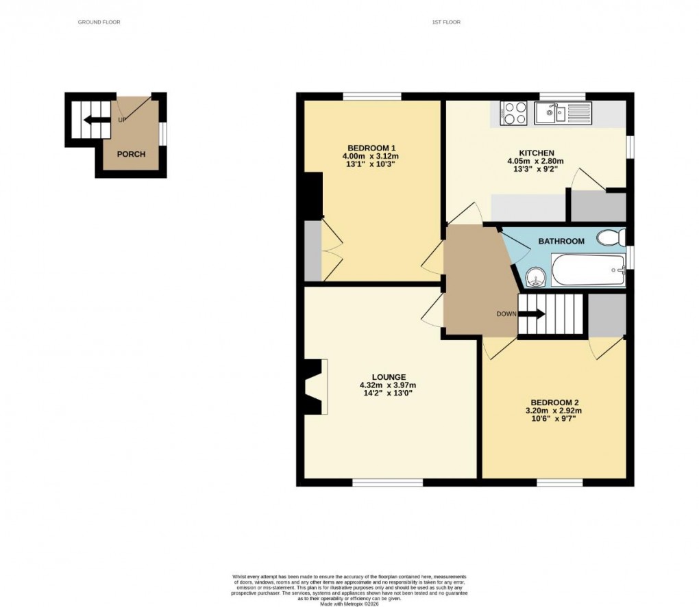 Floorplan for Cemetery Road, Lower Ince, Wigan, WN3 4NL