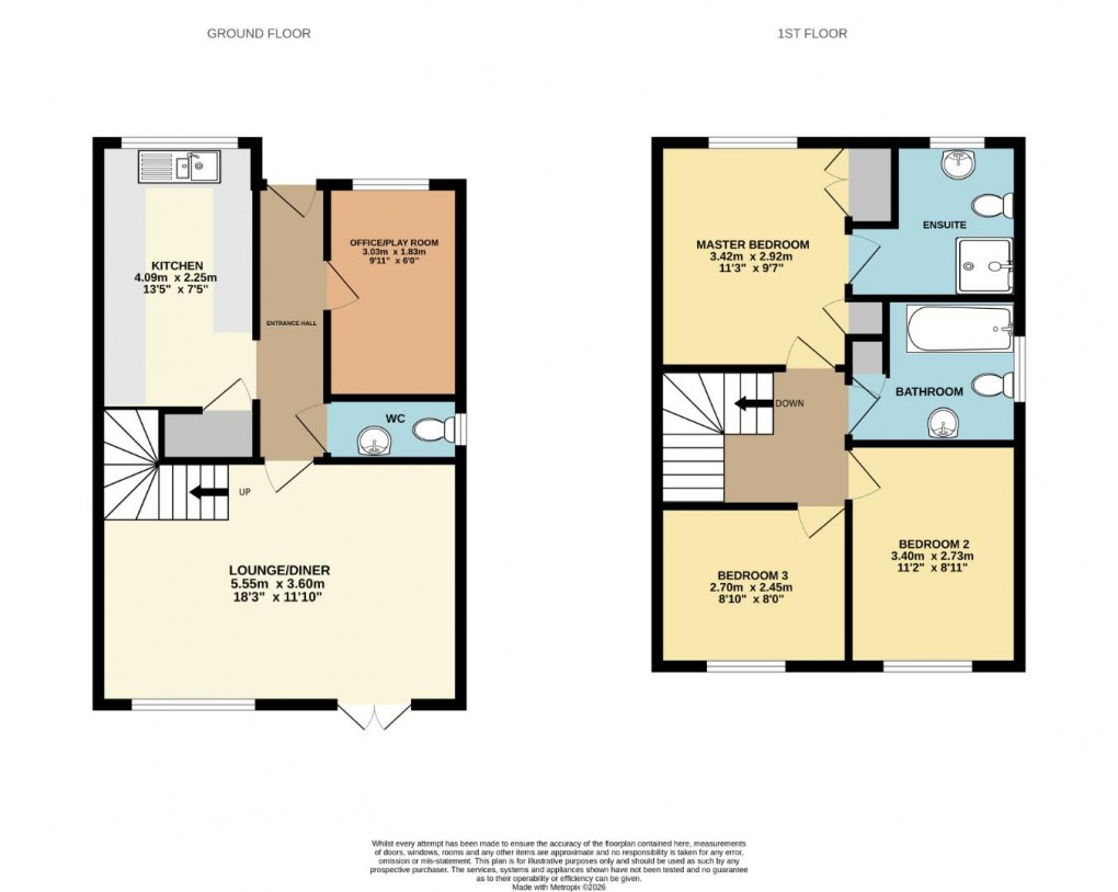 Floorplan for Maypole Crescent, Abram, Wigan, WN2 5YN