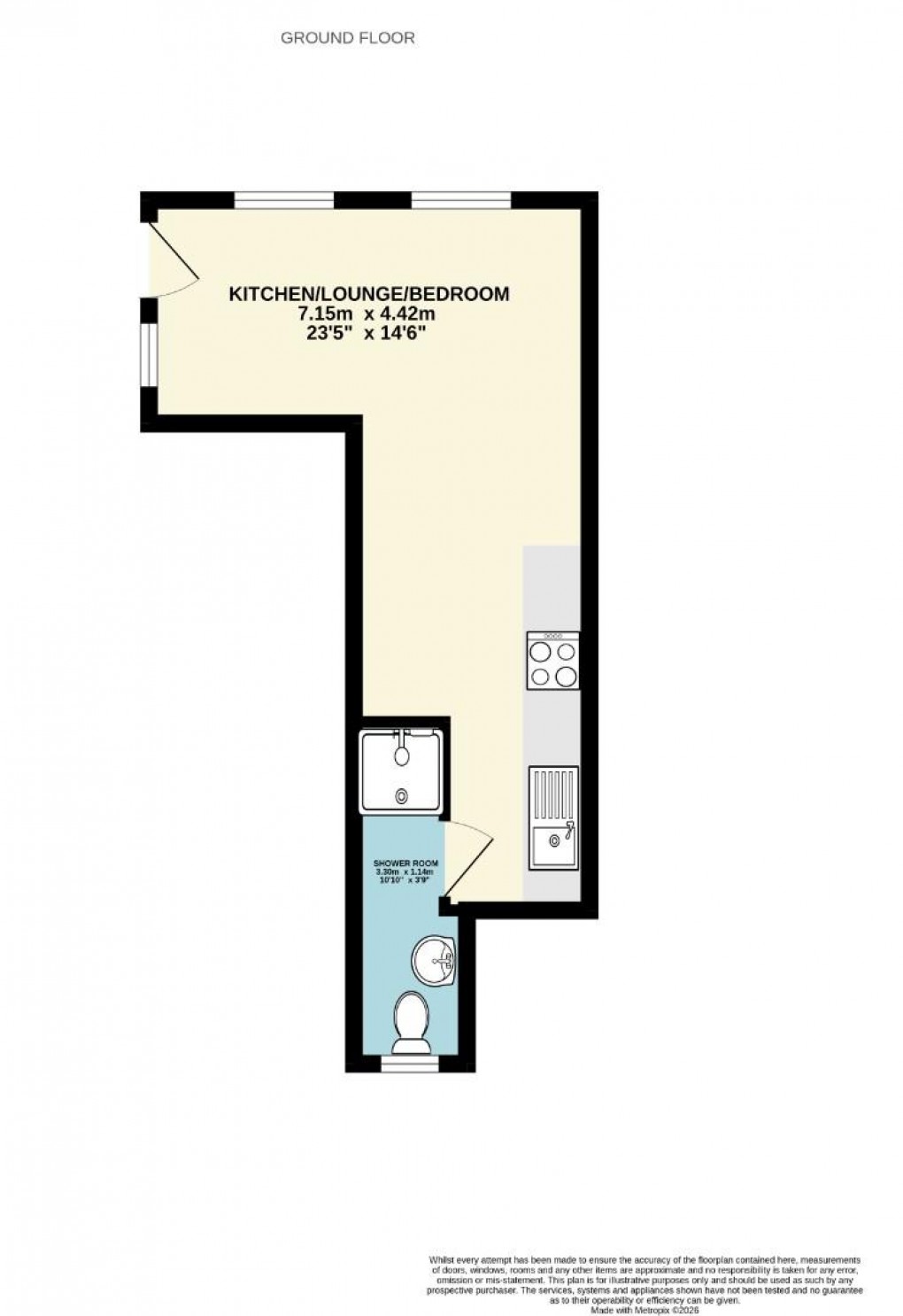 Floorplan for King Street, Leigh, WN7 4LR