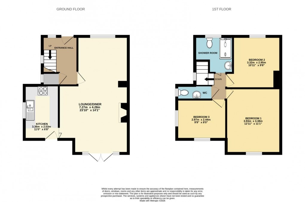 Floorplan for Eastwell Road, Beech Hill, Wigan, WN6 8PN