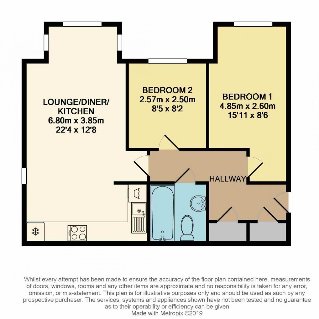 Floorplan for Longacre, Hindley Green, Wigan, WN2 4LL