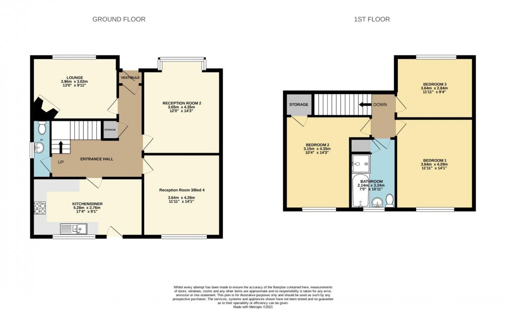 Floorplan for Upholland Road, Billinge, Wigan, WN5 7DL