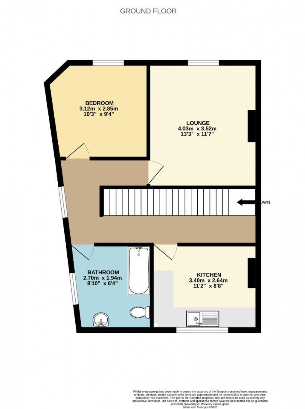 Floorplan for George Street, Hindley, Wigan, WN2 3PS