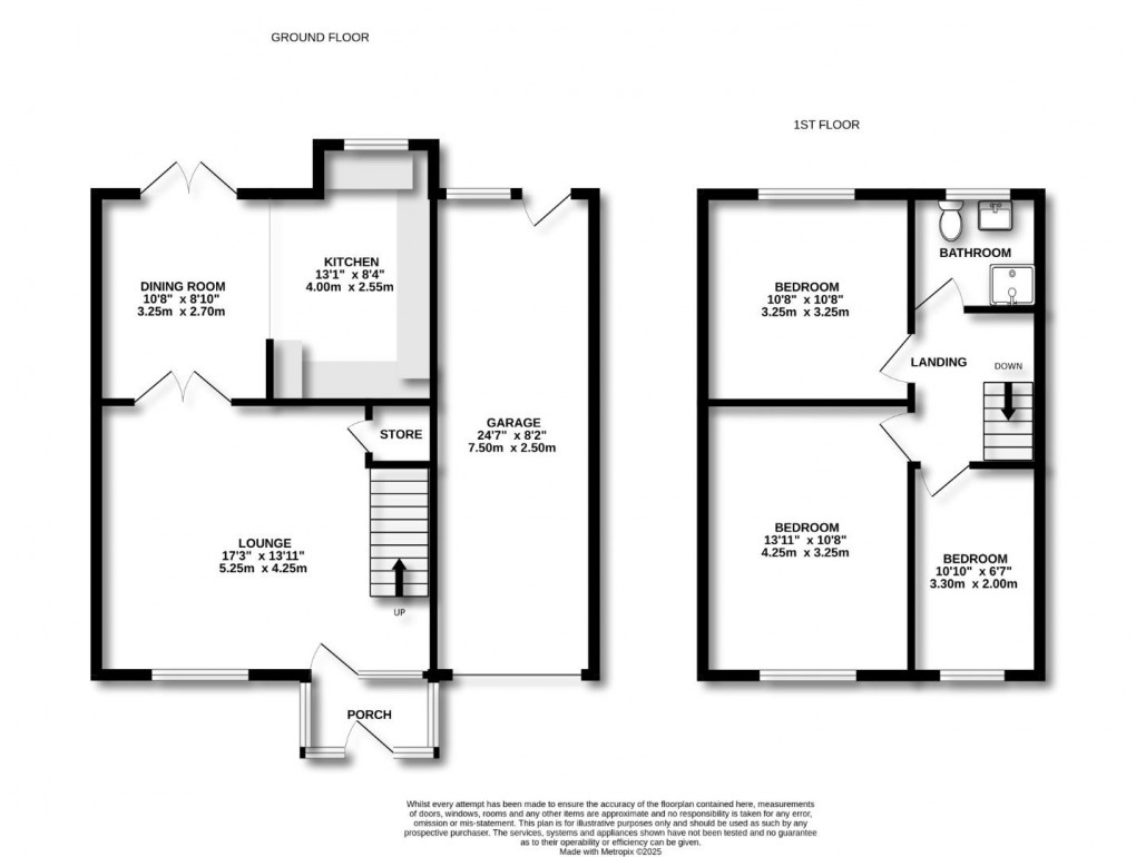 Floorplan for Cranfield Road, Marus Bridge, Wigan, WN3 5QE