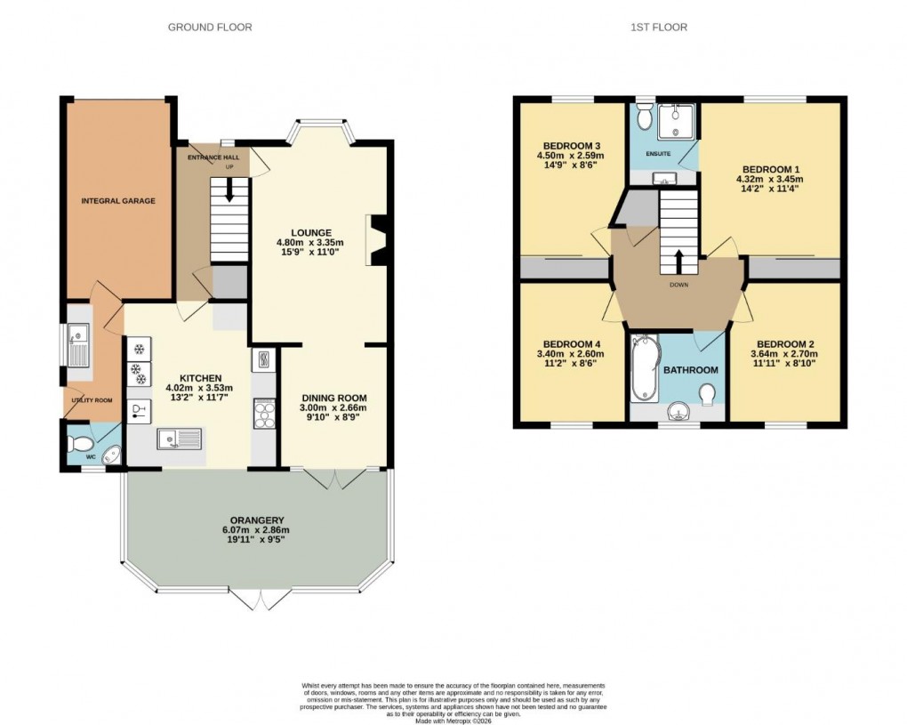 Floorplan for Monyash View, Hindley, Wigan, WN2 4NT