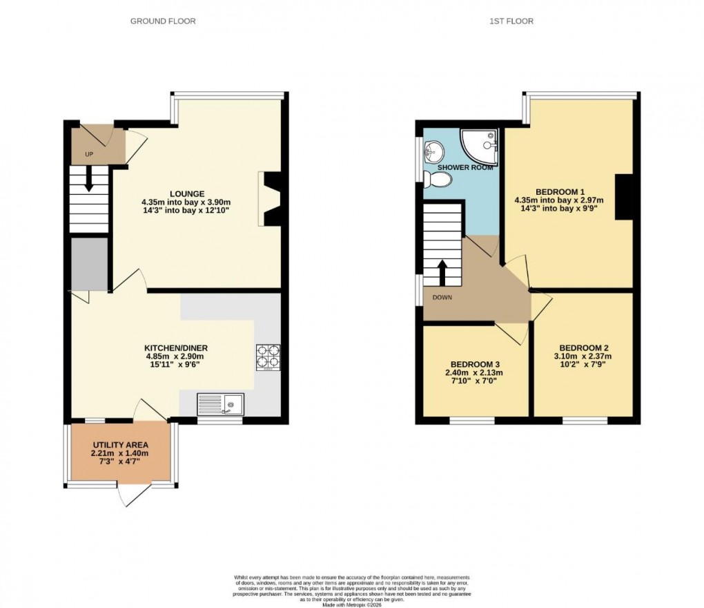 Floorplan for Wigan Road, Aspull, Wigan, WN2 1DU