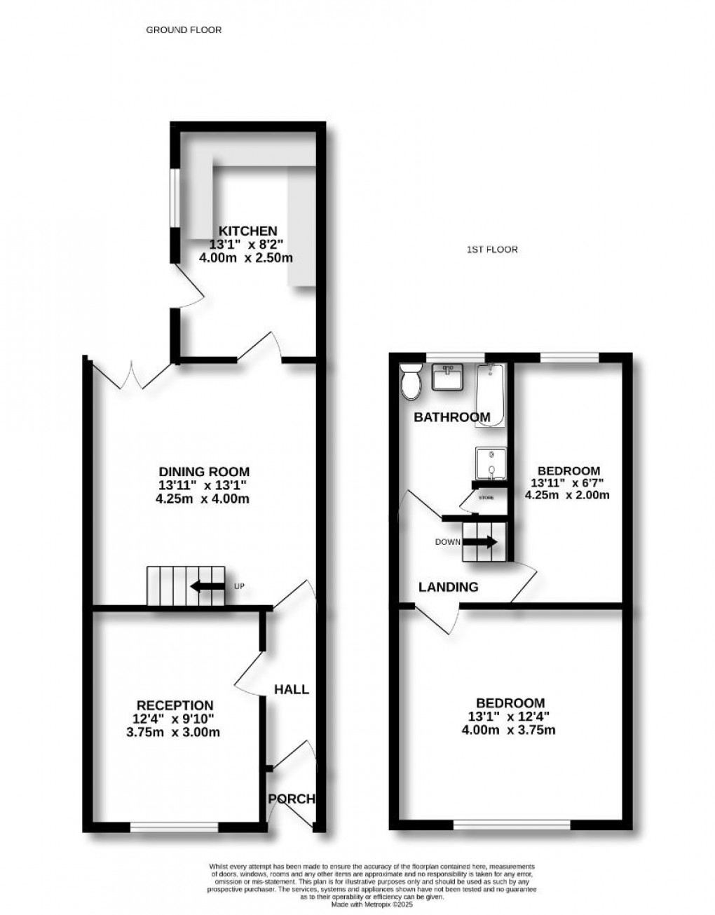 Floorplan for Diggle Street, Springfield, Wigan, WN6 7DZ