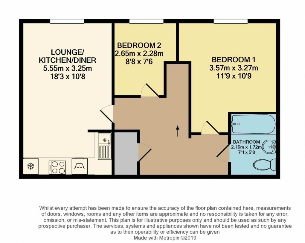 Floorplan for Gas Street, Platt Bridge, Wigan, WN2 5LT