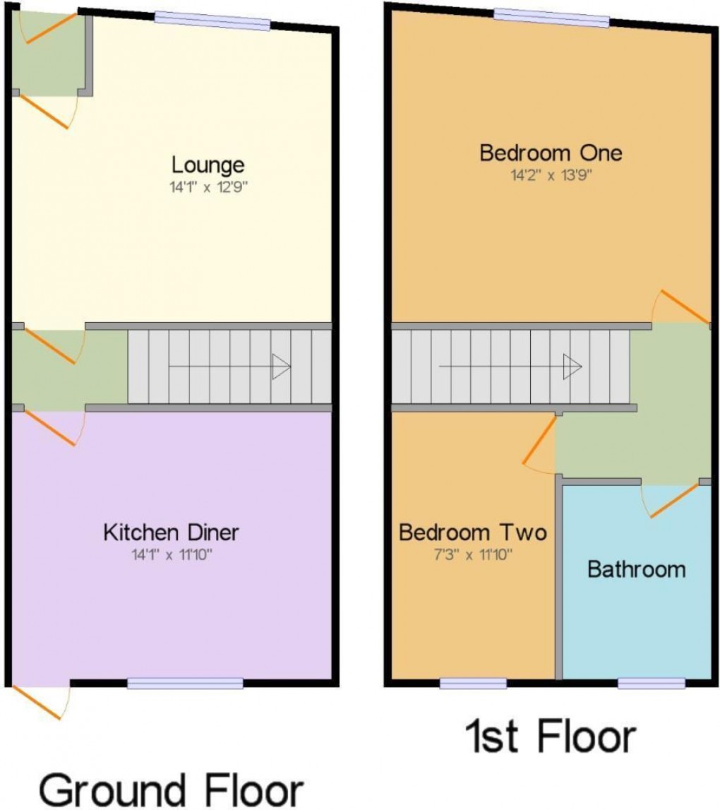 Floorplan for Warrington Road, Ince, Wigan, WN3 4TF