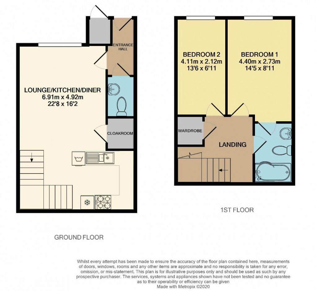 Floorplan for Queens Court, Wardley Street, Pemberton, Wigan, WN5 8BF