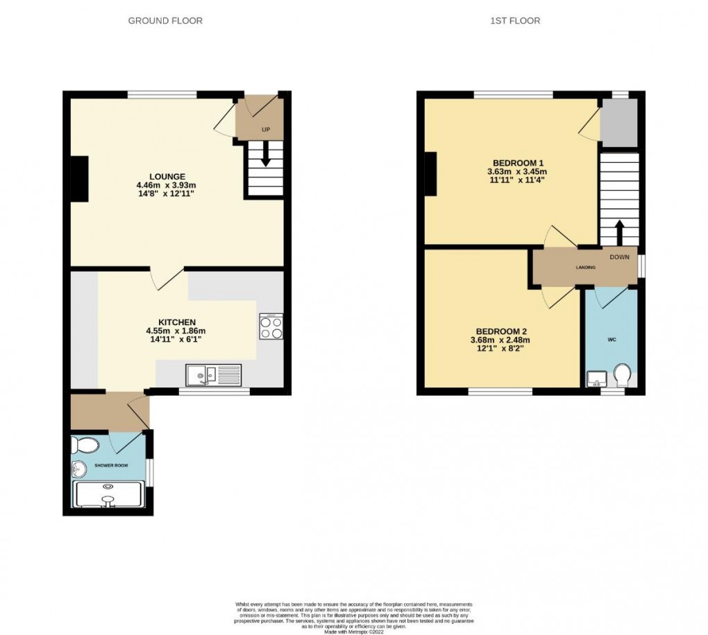 Floorplan for Daisy Road, Worsley Hall, Wigan, WN5 9PG