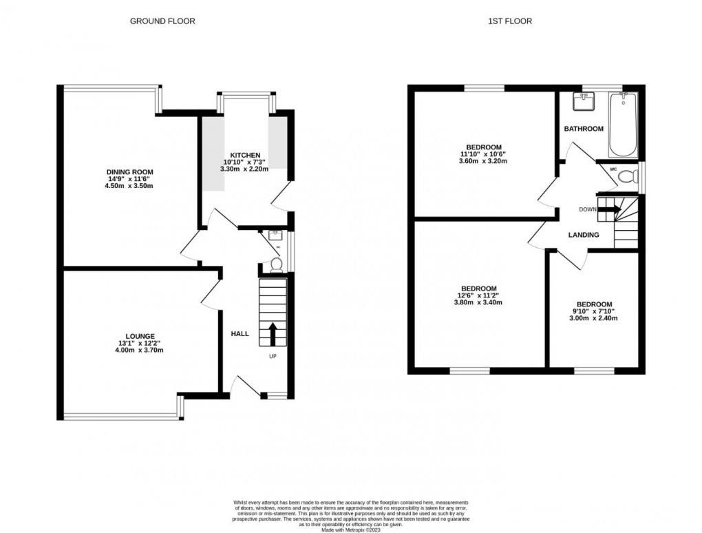 Floorplan for Hodges Street, Springfield, Wigan, WN6 7JQ