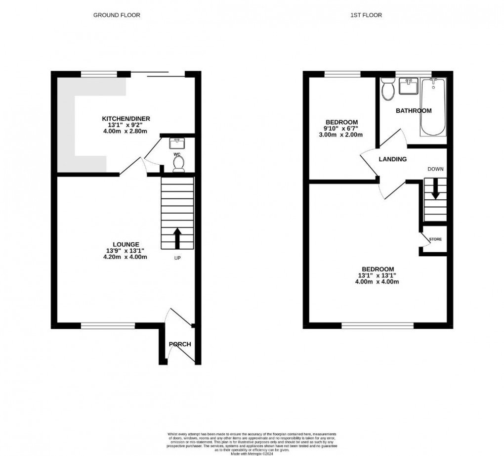 Floorplan for Gas Street, Platt Bridge, Wigan, WN2 5LT