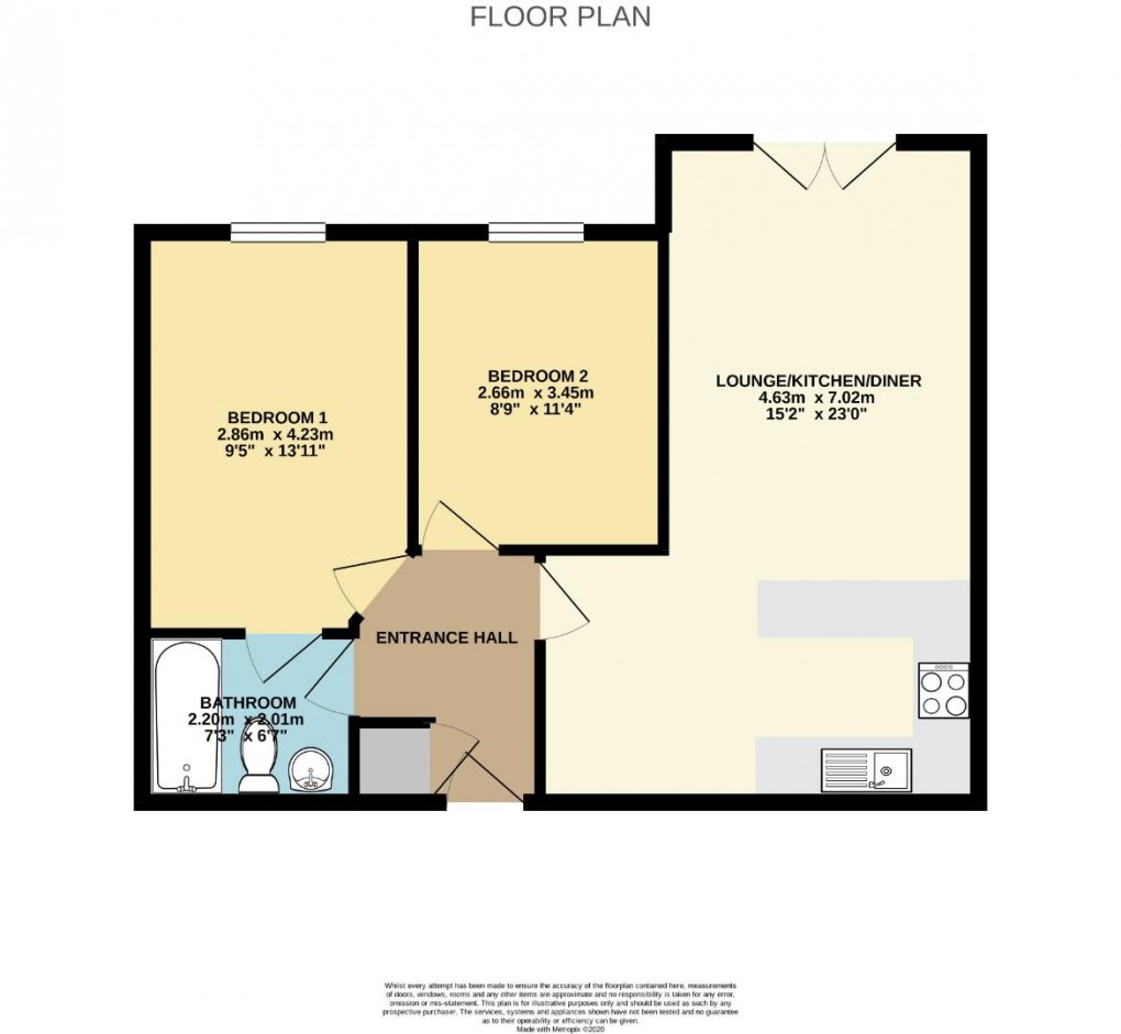 Floorplan for Millside, Heritage Way, Wigan, WN3 4BE