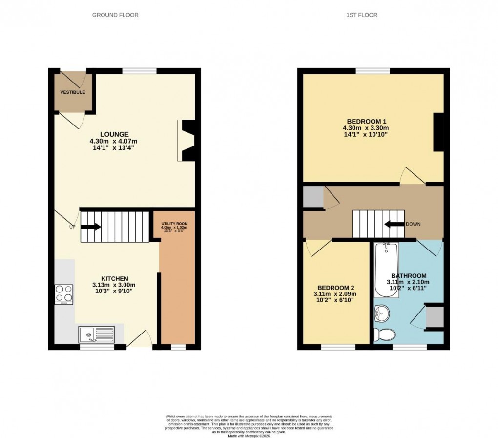 Floorplan for Selwyn Street, Leigh, WN7 1RP