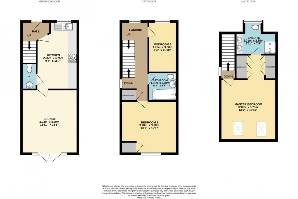 Floorplan for Davy Road, Abram, Wigan, WN2 5YX