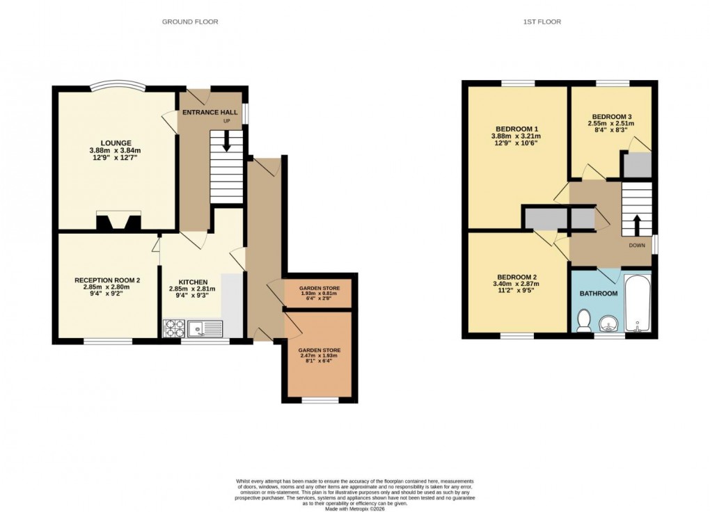 Floorplan for Saddleback Crescent, Norley Hall, Wigan, WN5 9UA
