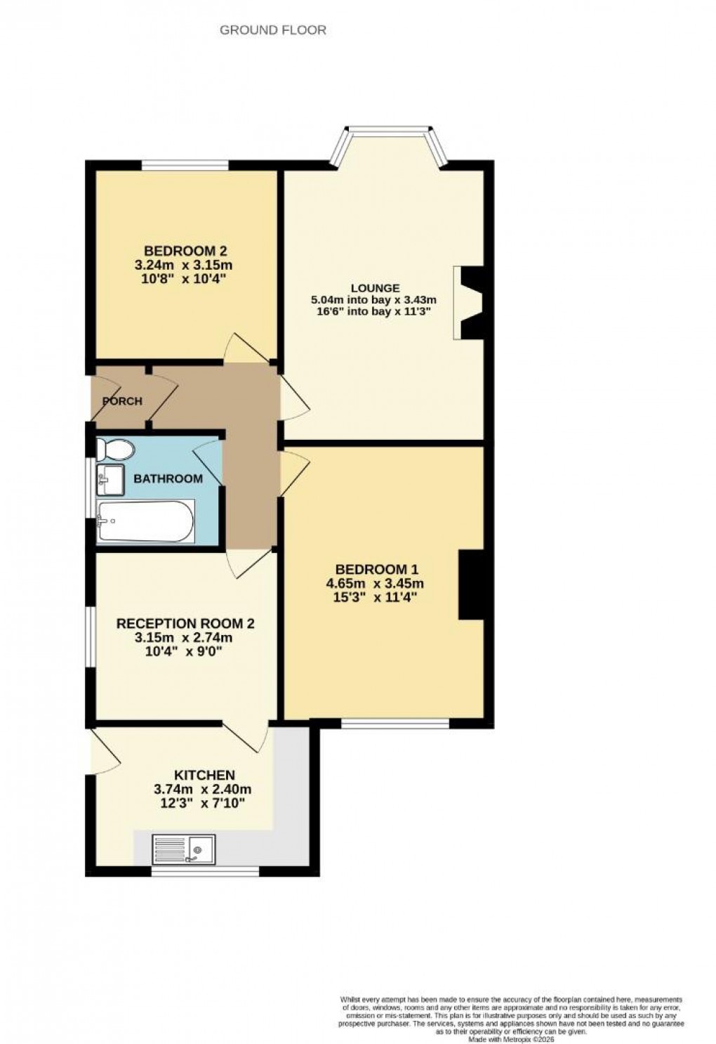 Floorplan for Ashfield Park Drive, Standish, Wigan, WN6 0EG