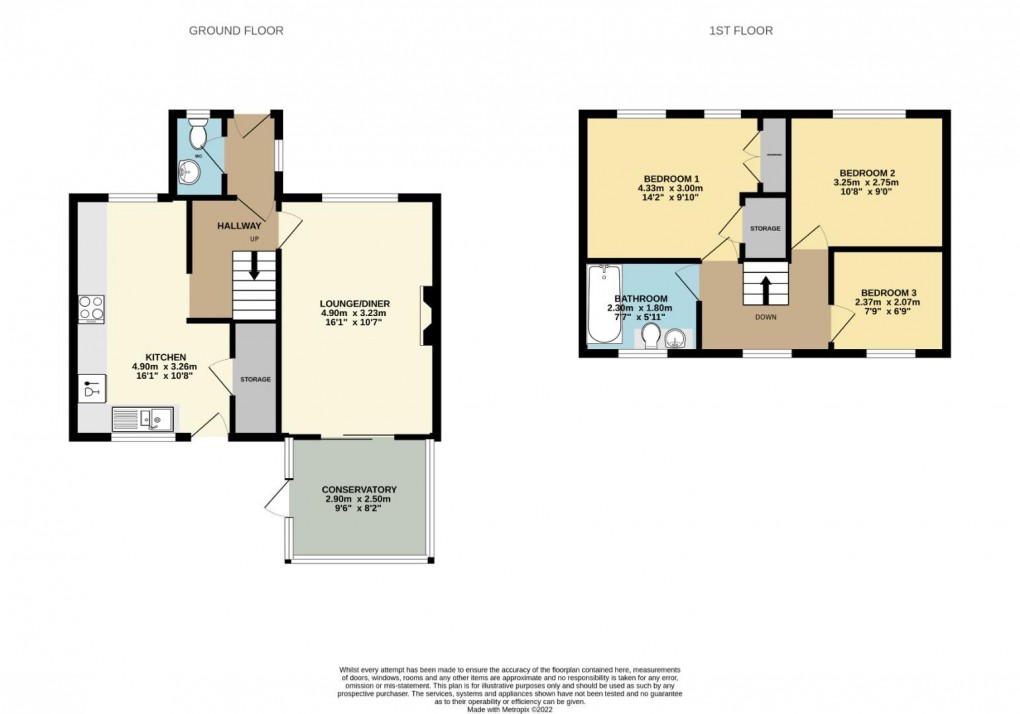 Floorplan for Primrose Lane, Standish, Wigan, WN6 0NR